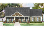 Tudor House Plan Front of House 084D-0073