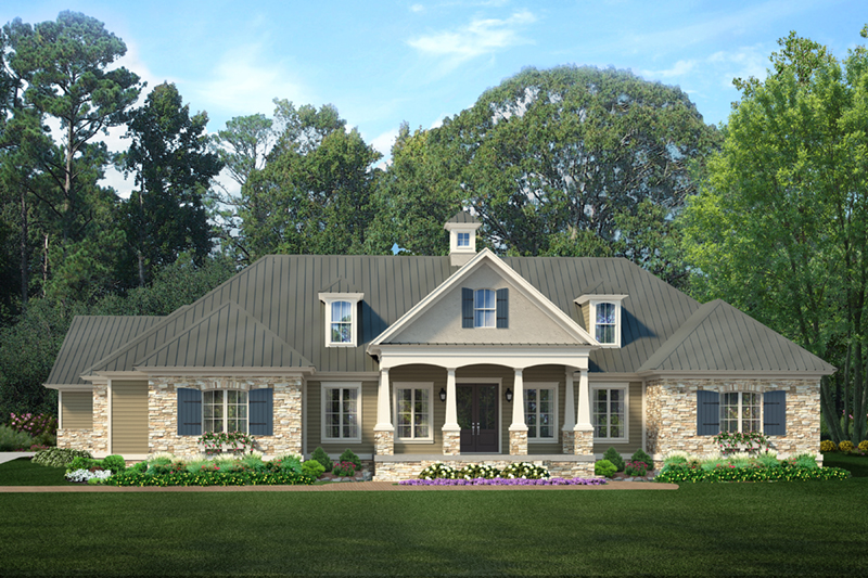 European House Plan Front of Home - 084D-0075 - Shop House Plans and More