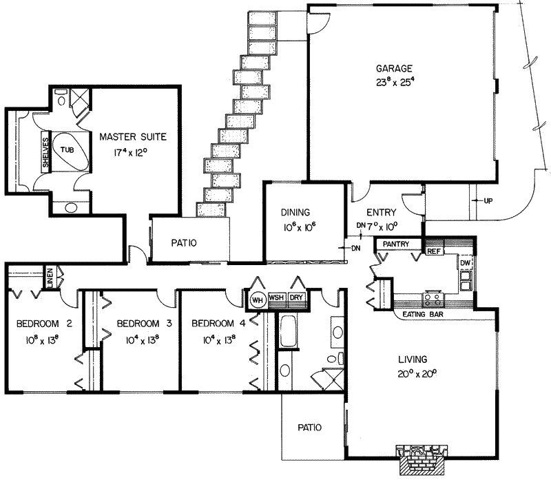 Hackney Modern Home Plan 085D-0014 | House Plans and More