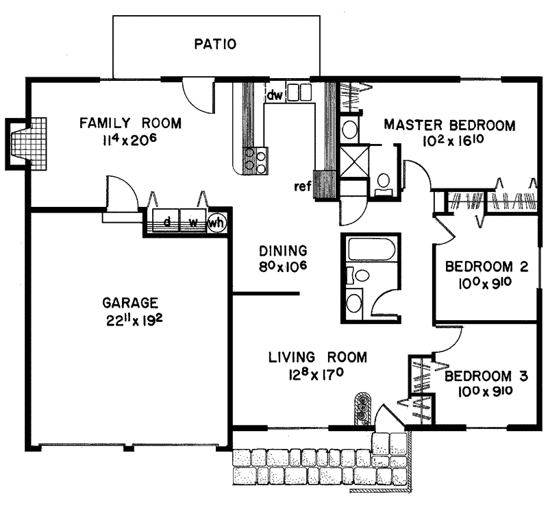 Foxpass Rustic Ranch Home Plan 085D-0024 - Search House Plans and More