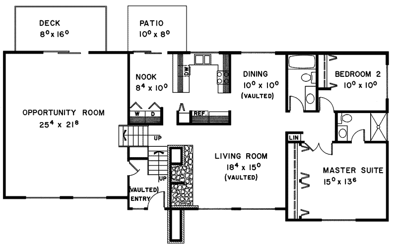 Aberdeen Trail Modern Home Plan 085D-0105 - Search House Plans and More