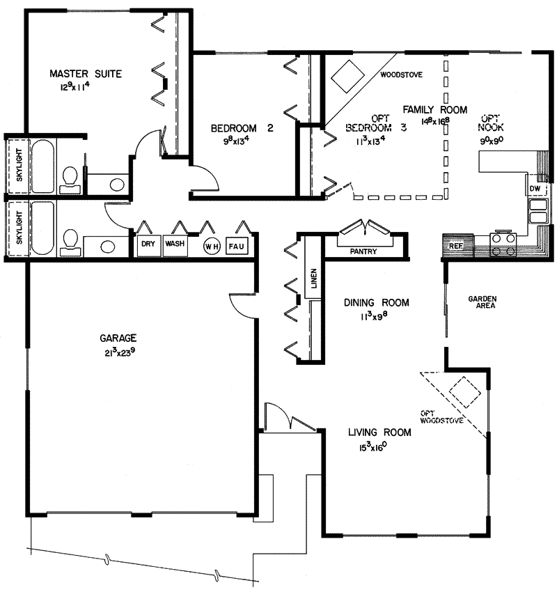 Brendon Ferry Country Ranch Home Plan 085D-0125 - Search House Plans ...