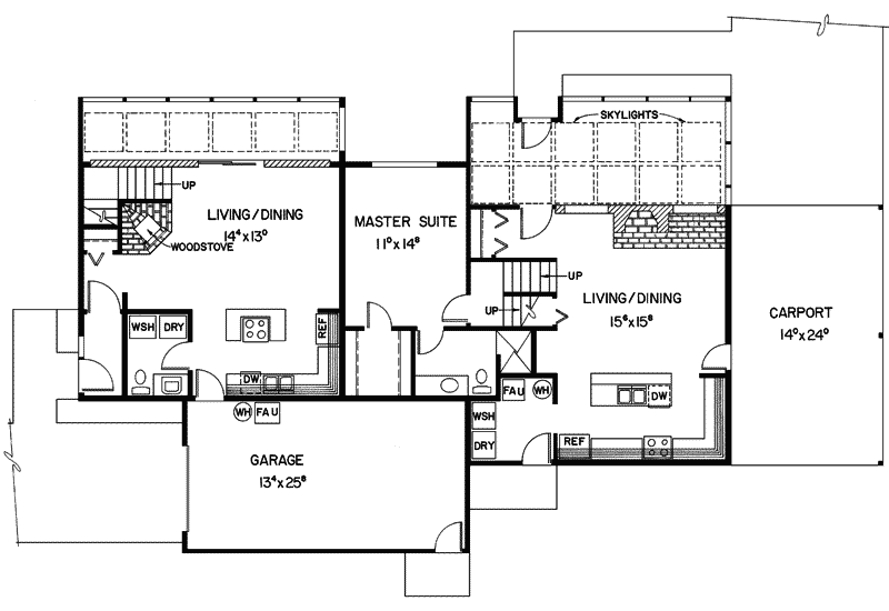 Banner Waterfront Duplex Plan 085D-0149 - Search House Plans and More