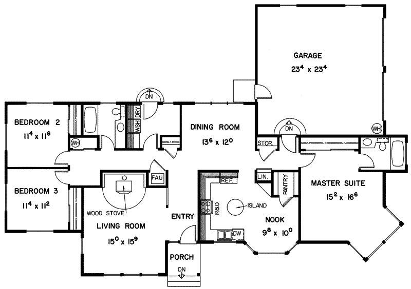 Coffman Manor Ranch Home Plan 085D-0255 - Search House Plans and More