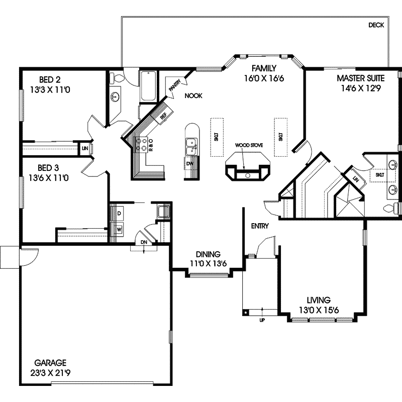 Billingville Ranch Home Plan 085D-0258 - Search House Plans and More