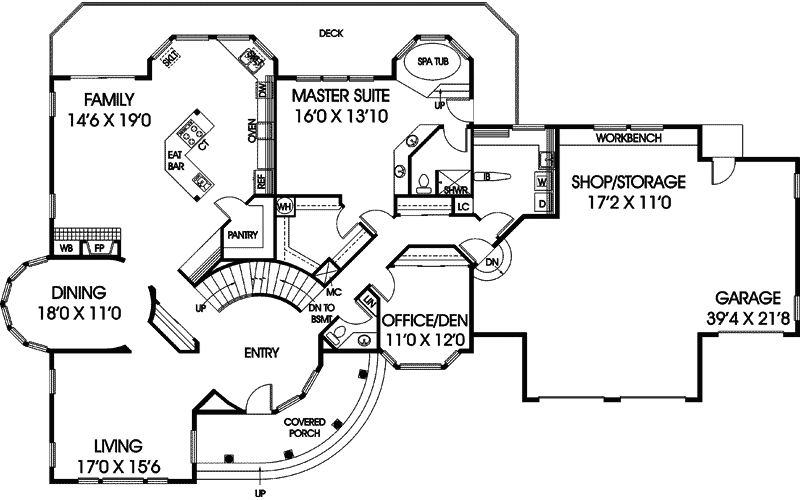 Genoa Luxury European Home Plan 085D0383 House Plans and More