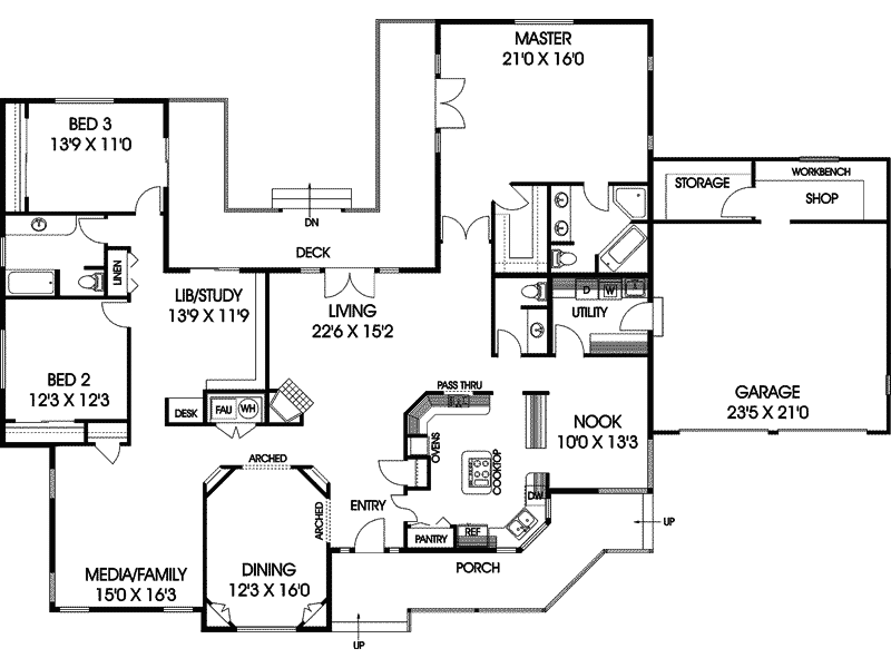 Charlton Ranch Home Plan 085D0506 House Plans and More