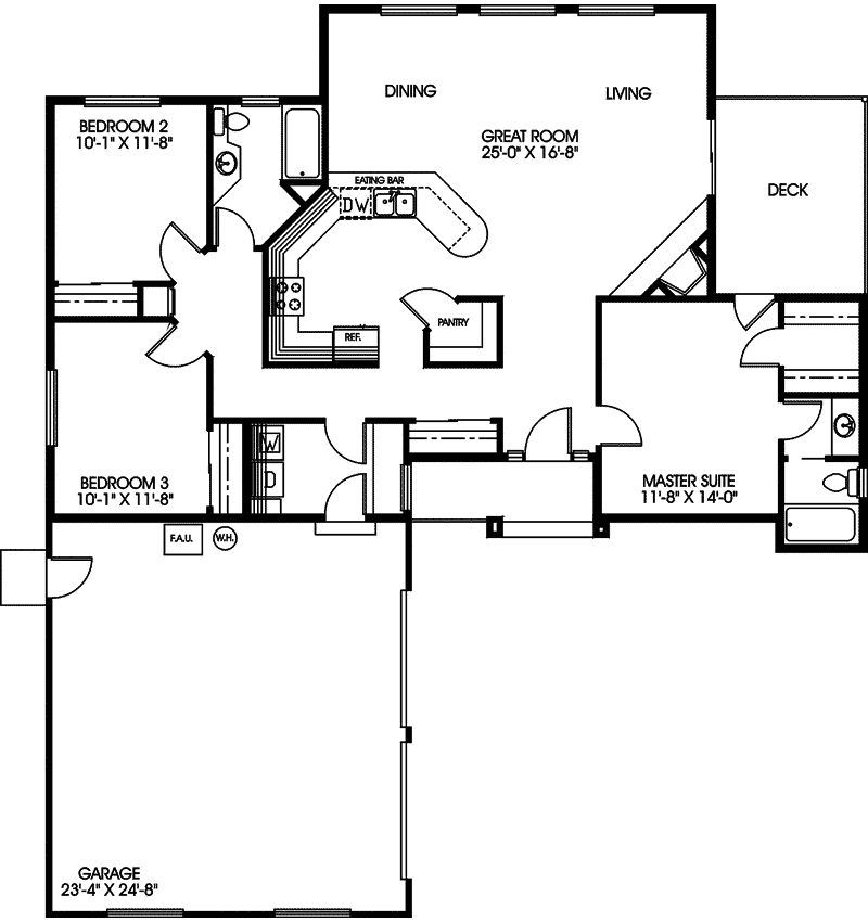 Raccoon Ridge Rustic Ranch Home Plan 085D 0587 Shop House Plans And More