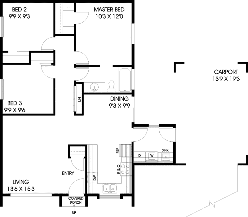 River Oaks Rustic Vacation Home Plan 085D-0665 - Shop House Plans and More