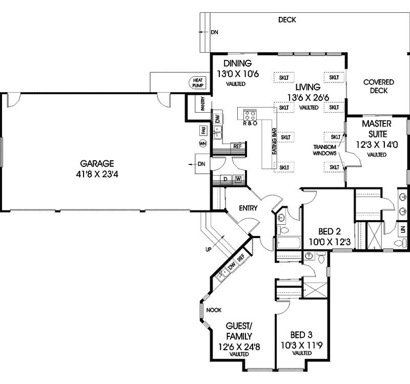 Tarragon Country Ranch Home Plan 085D0724 Shop House Plans and More