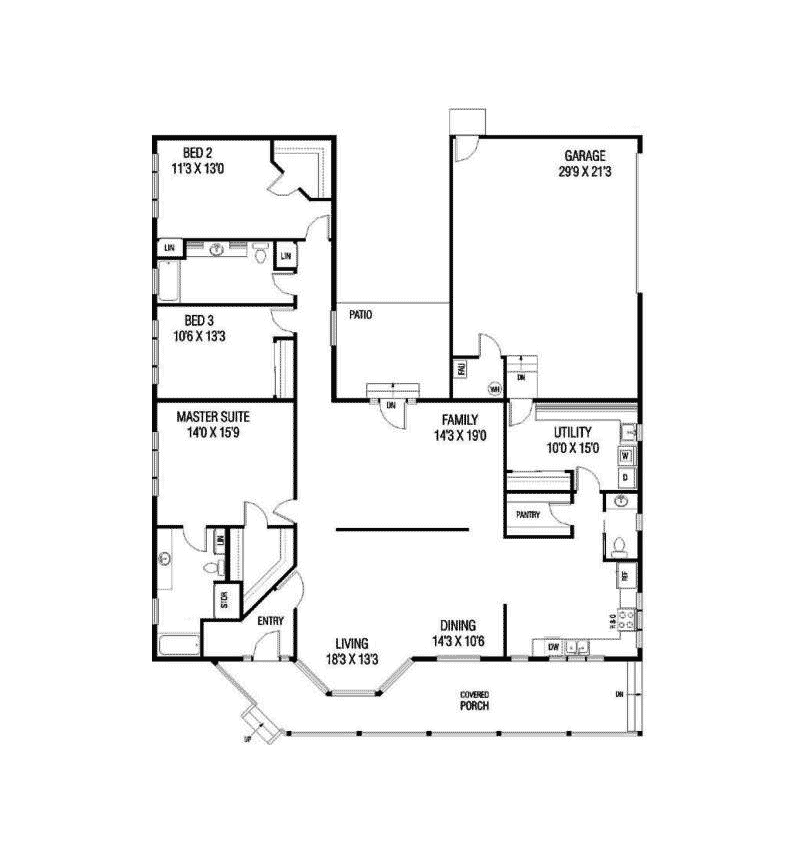 Greenbriar Cliff Rustic Home Plan 085D-0740 - Search House Plans and More