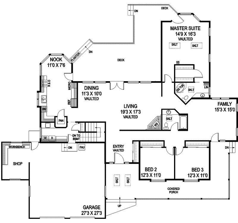 Iron Mountain Ranch Home Plan 085D-0753 - Search House Plans and More