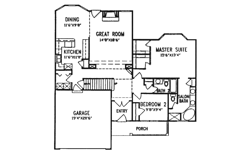 Camilla Manor Tudor Cottage Home Plan 086d-0014 - Search House Plans 