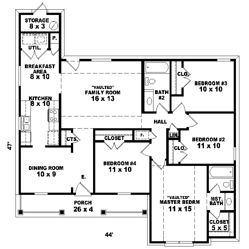 Shiloh Valley Country Home Plan 087D-0066 - Shop House Plans and More