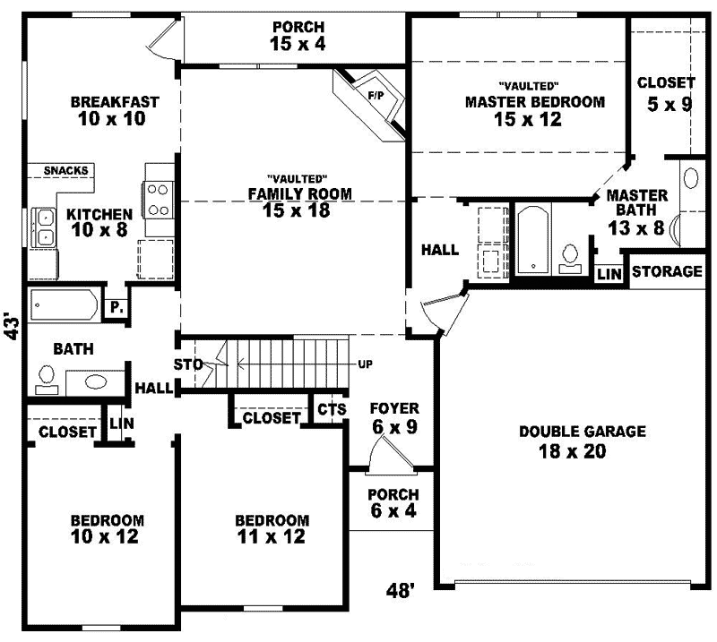 Duberry Traditional Home Plan 087d-0119 - Search House Plans And More