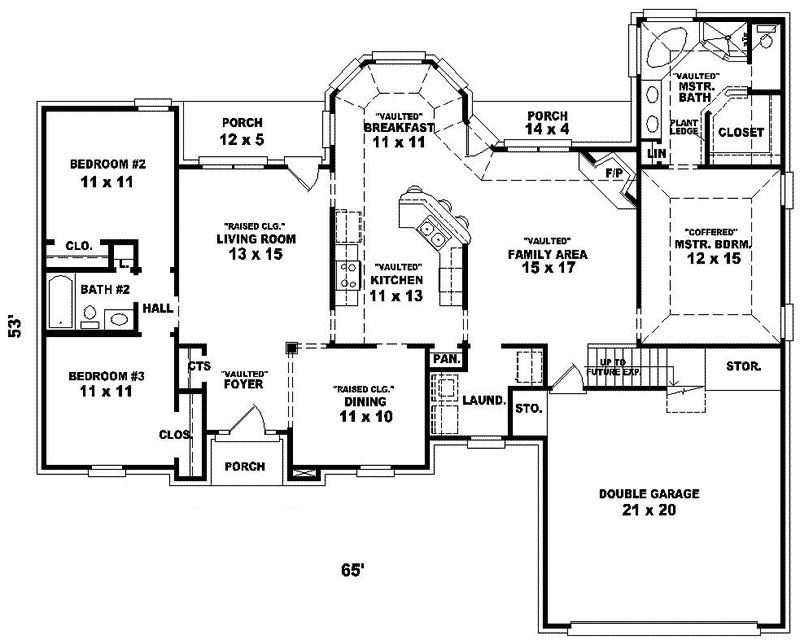 Avery Place Ranch Home Plan 087D-0188 | House Plans and More