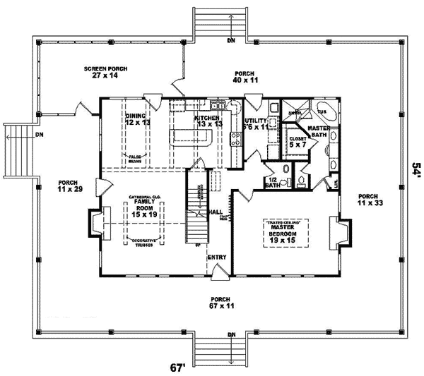Ardmore Park Country Home Plan 087D0299 House Plans and