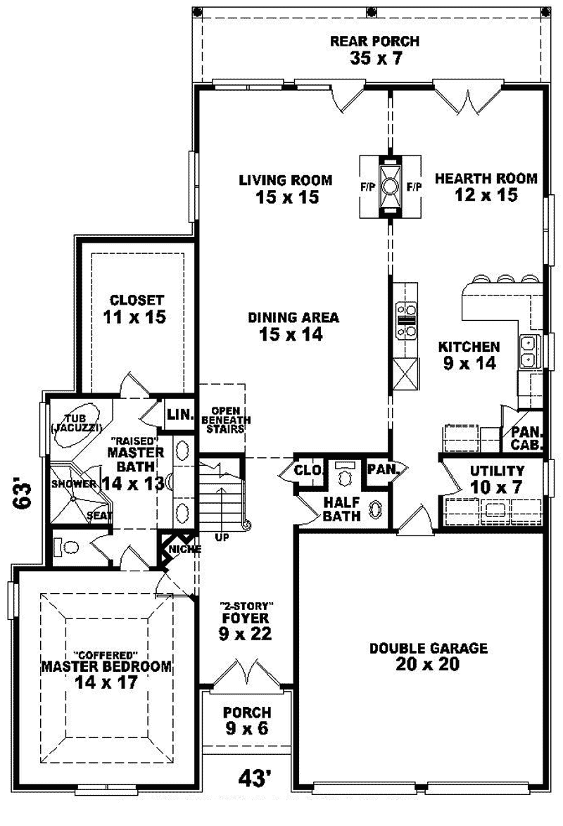 Picardy English Cottage Home Plan 087D0381 House Plans