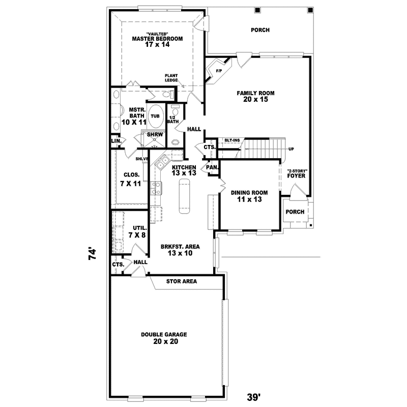 Georgian Acres Southern Home Plan 087D-0407 - Search House Plans and More