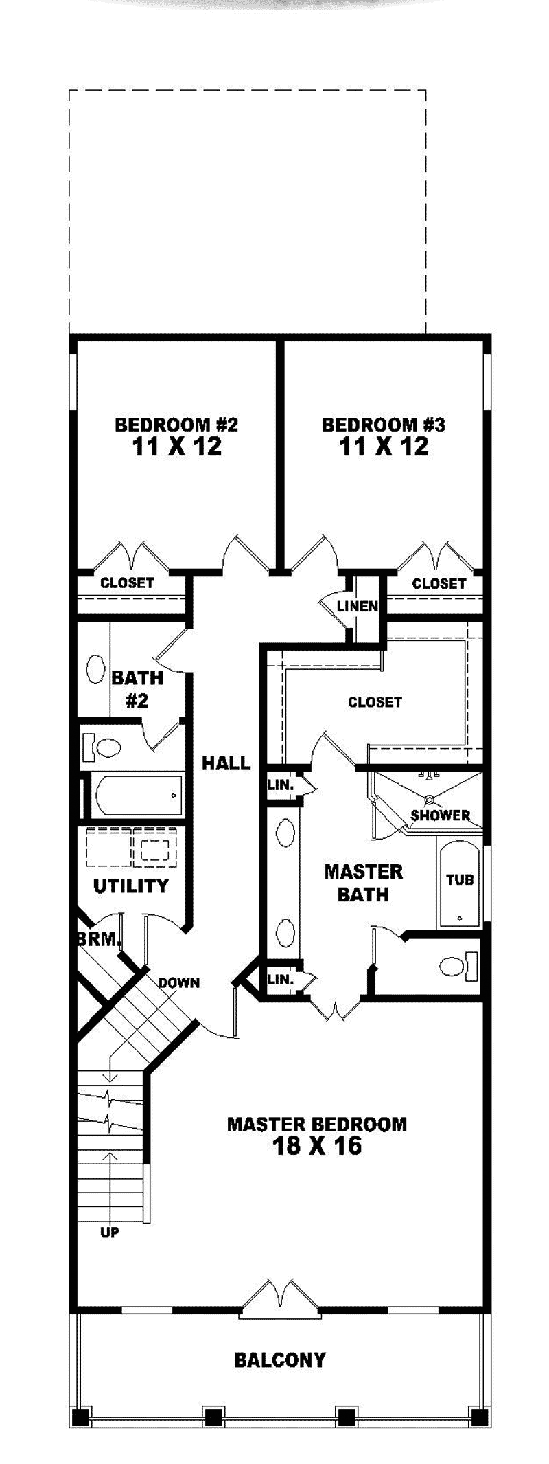 Countess Colonial Home Plan 087D-0425 - Search House Plans and More