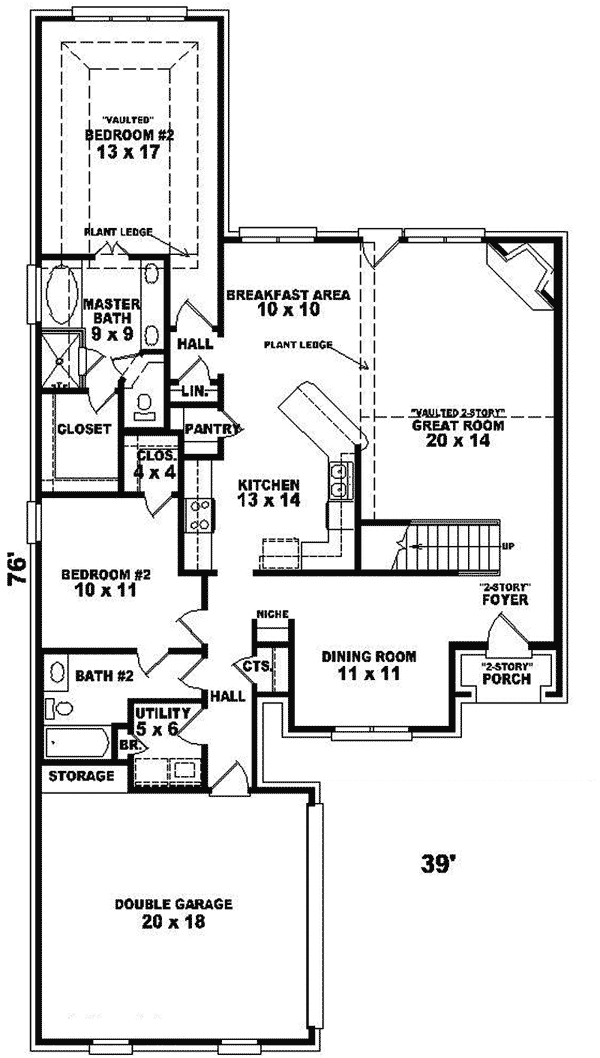 Eaglewood European Home Plan 087D0436 House Plans and More