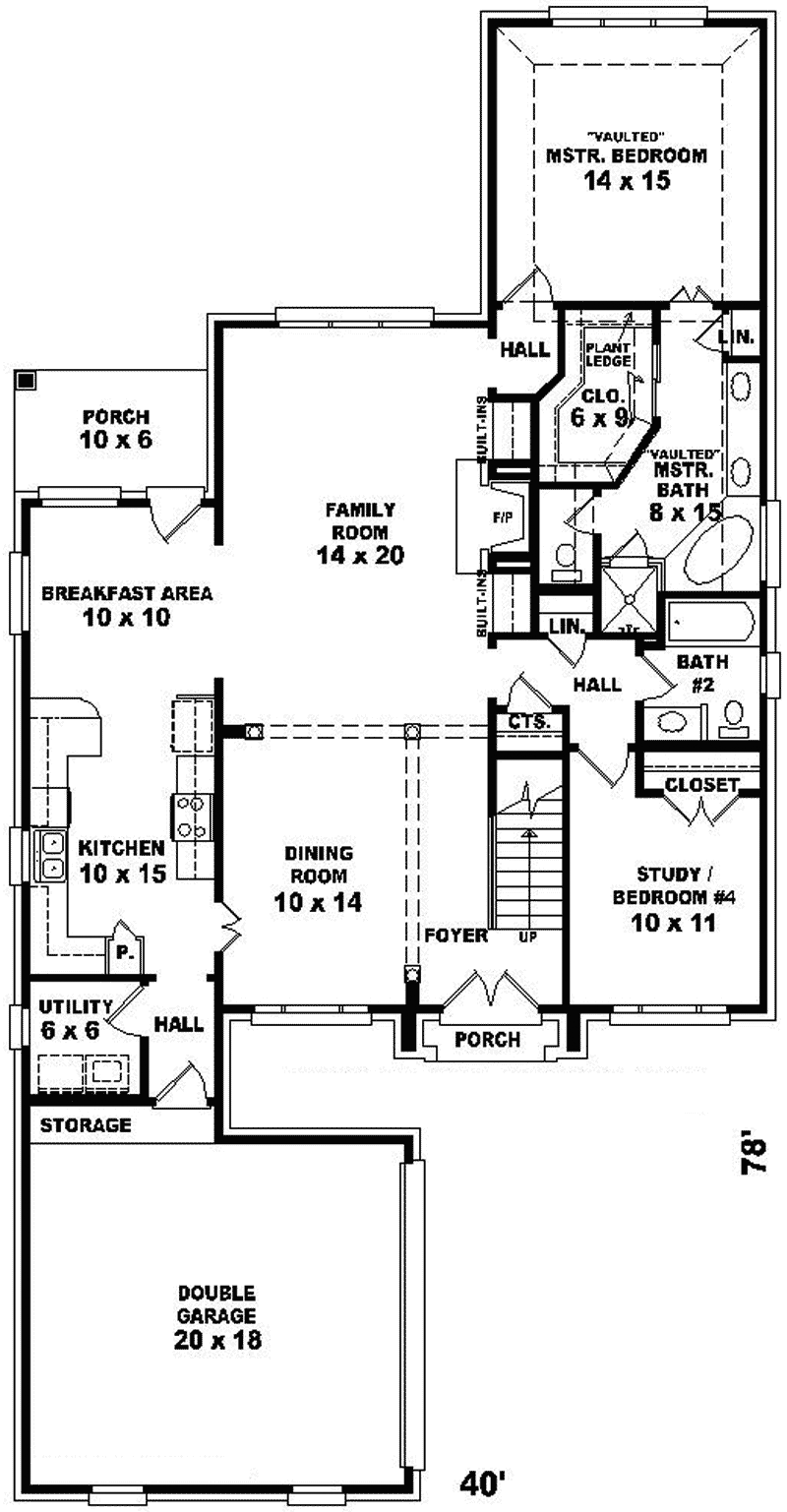 Jolene Plantation Home Plan 087D-0455 - Search House Plans and More