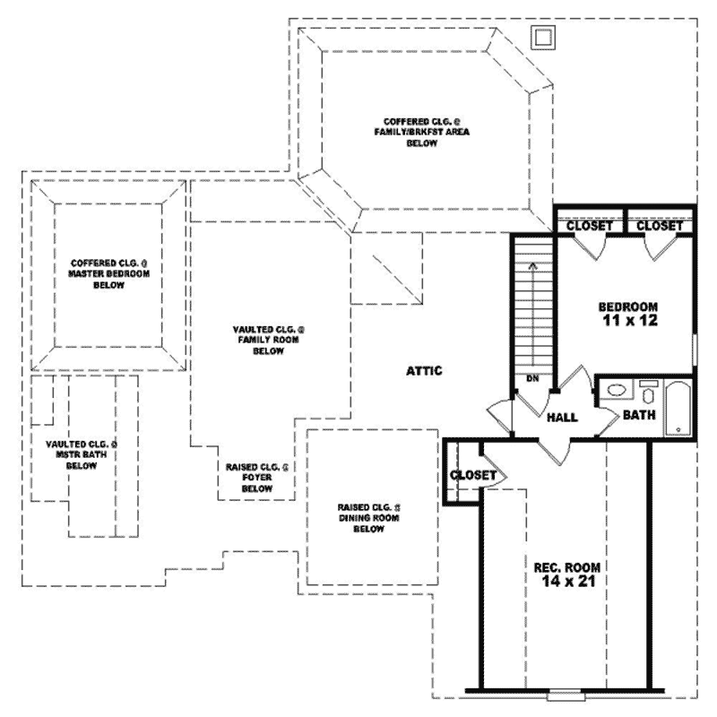 Rothschild Traditional Home Plan 087D-0554 - Shop House Plans and More