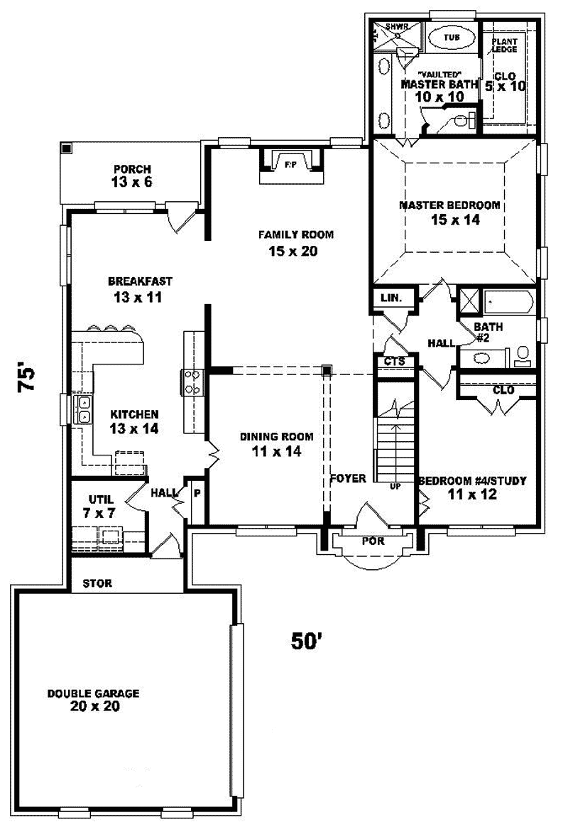 Mulqueeney Colonial Home Plan 087D-0563 - Shop House Plans and More