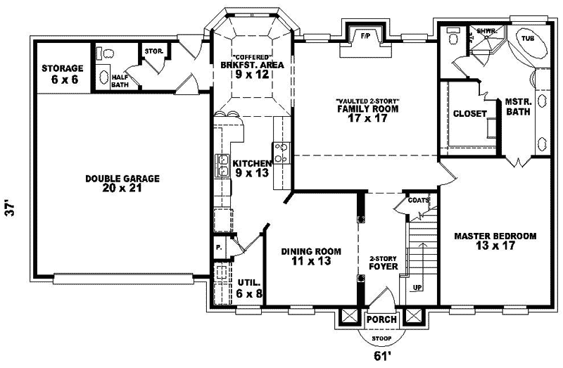 Lytham Georgian Style Home Plan 087D-0568 - Shop House Plans and More