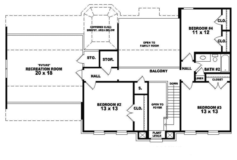 Lytham Georgian Style Home Plan 087D-0568 - Shop House Plans and More