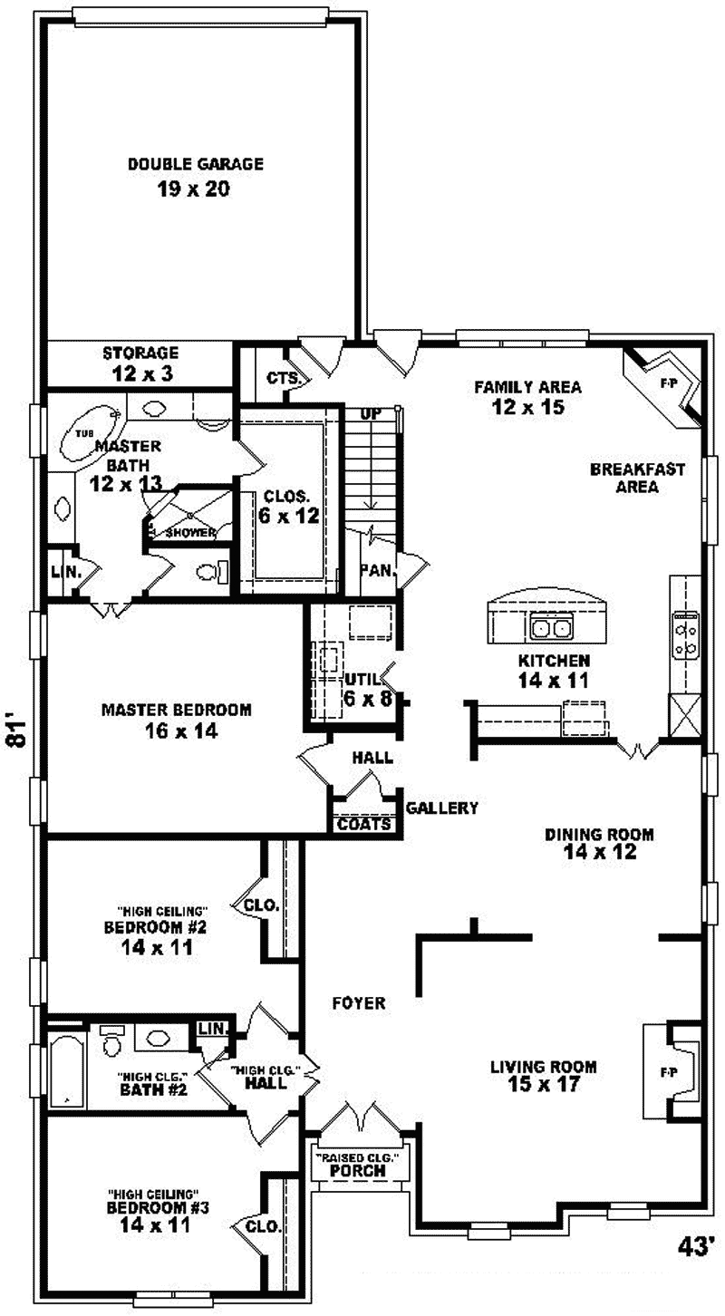 Declan Traditional Home Plan 087D-0647 - Search House Plans and More