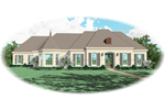 Traditional House Plan Front of House 087D-0778