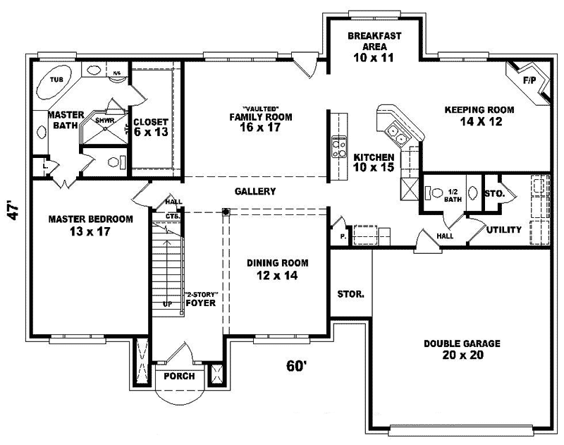 Coquina Crossing Two-Story Home Plan 087D-0809 - Search House Plans and ...