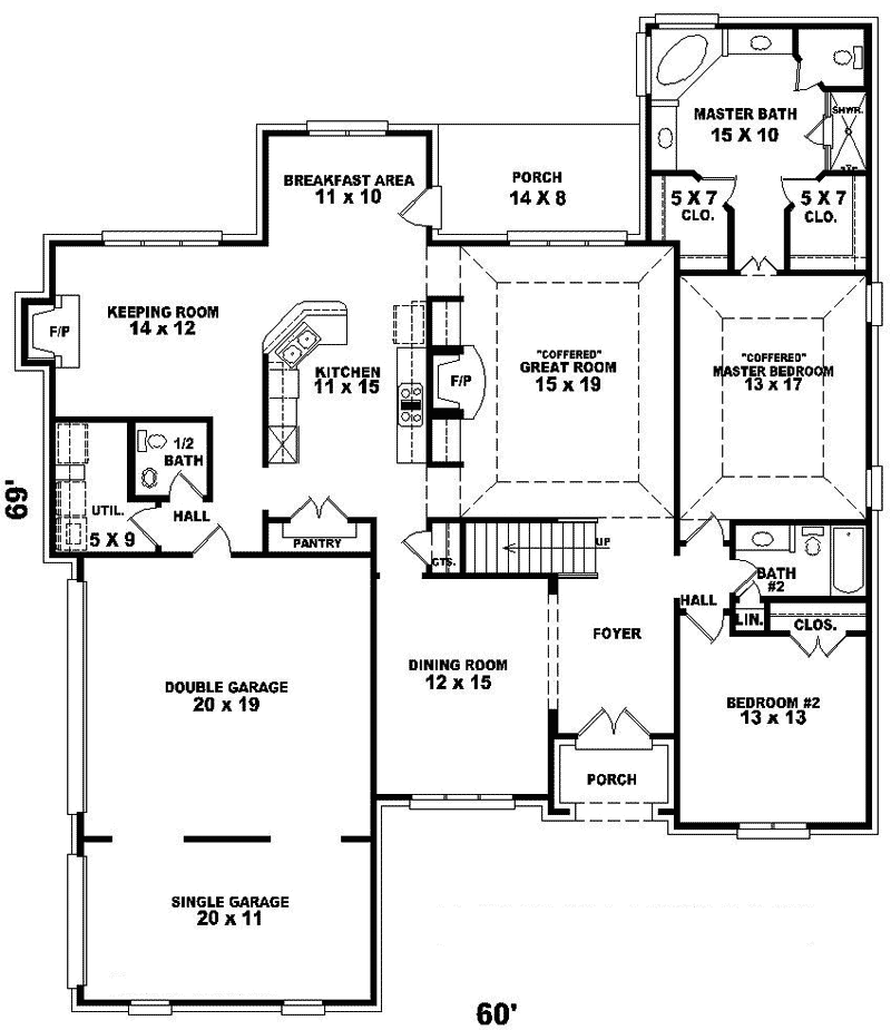 Green Cliff Traditional Home Plan 087D-0893 - Search House Plans and More