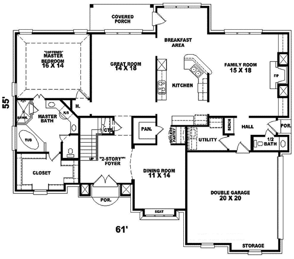 Bergamo English Cottage Home Plan 087D-0925 | House Plans and More