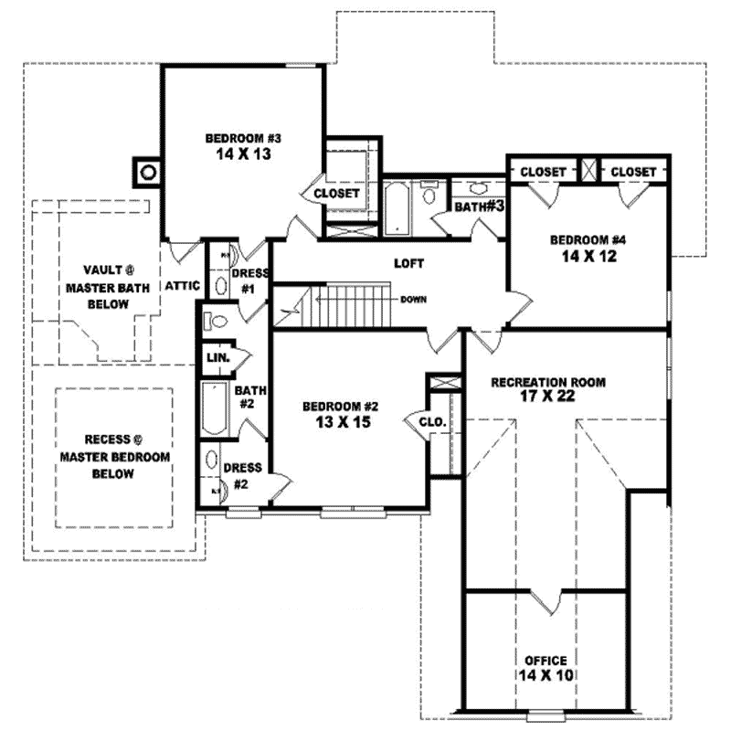 Calabria Traditional Home Plan 087D-0975 - Search House Plans and More