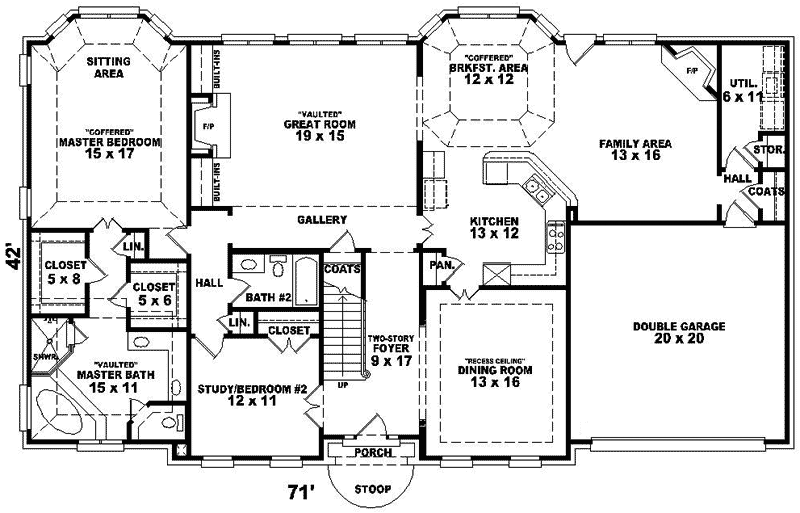 Hyatt Place Greek  Revival  Home Plan  087D 0998 House  