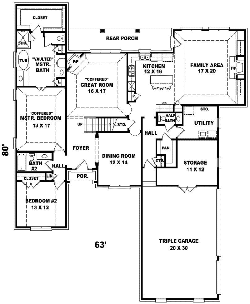 Schaller Craftsman Home Plan 087D-1004 - Shop House Plans and More