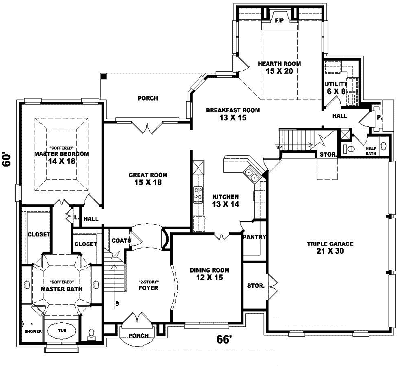 Baywillow European Home Plan 087D-1035 - Search House Plans and More