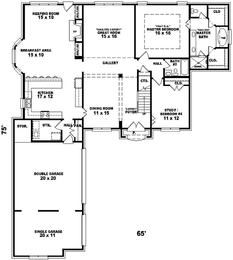 Robin Crest European Home Plan 087D1055 House Plans and