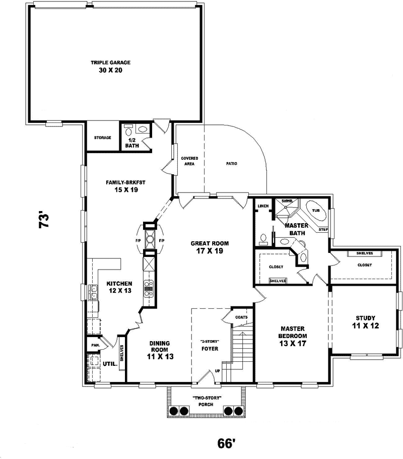 Glencroft Colonial Home Plan 087D-1069 - Search House Plans and More