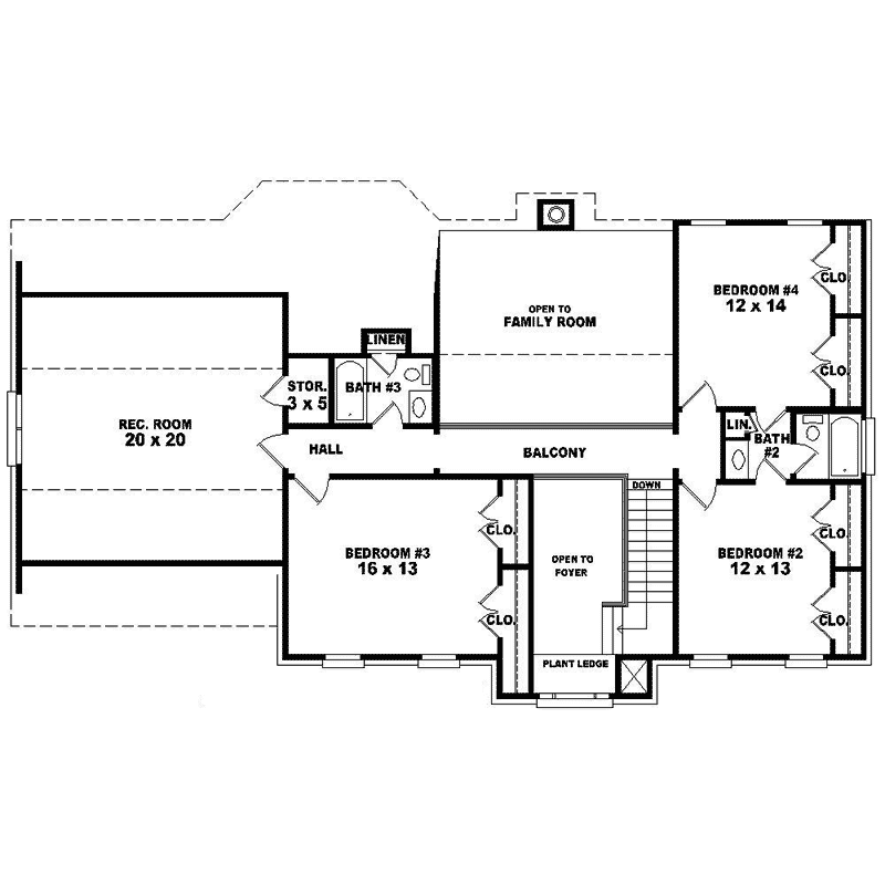 Robin Knoll Brick Home Plan 087D-1310 - Shop House Plans and More