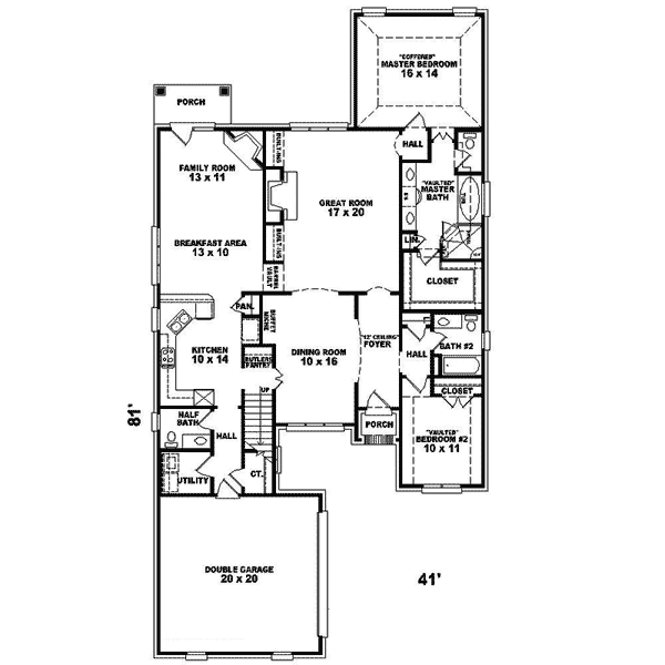 Drew Manor European Home Plan 087D-1368 | House Plans and More