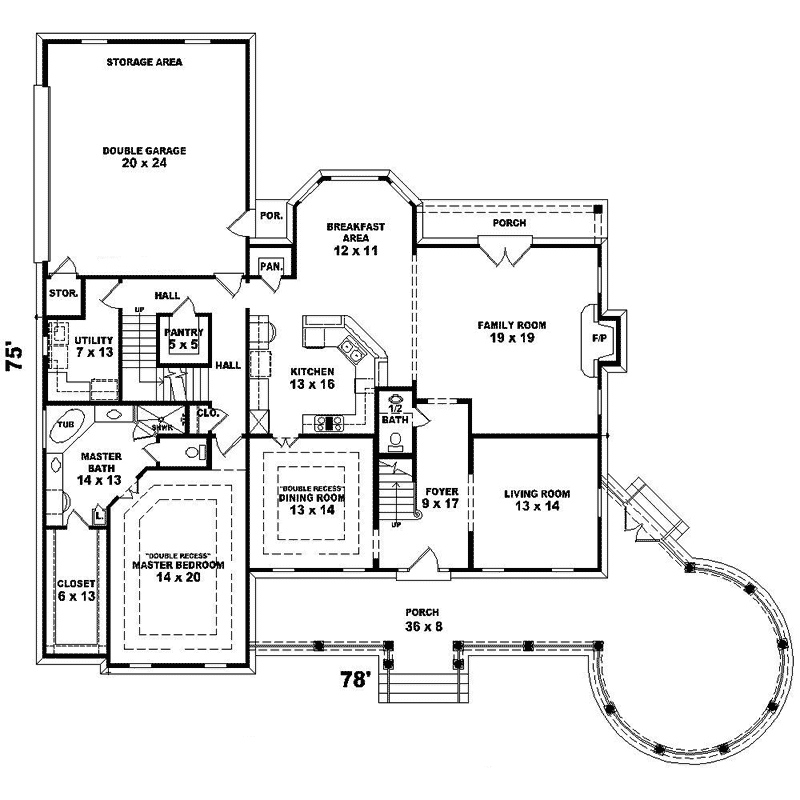 Arvilla Victorian Farmhouse Plan 087D 1407 Search House Plans And More   087D 1407 Floor1 8 