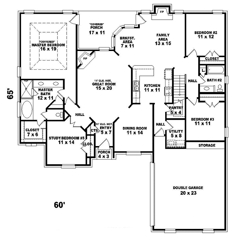 Hawkins Hill Country Home Plan 087D1410 House Plans and