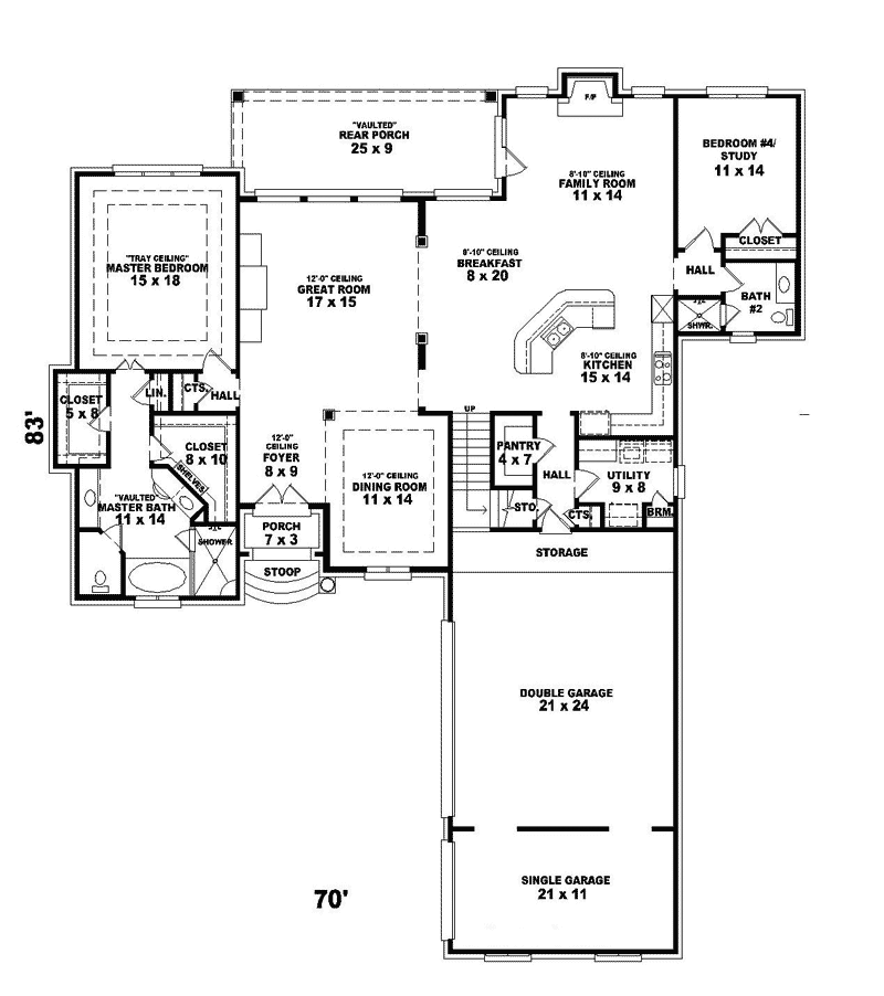 Caumont Luxury European Home Plan 087D-1414 - Search House Plans and More