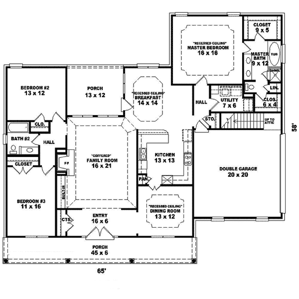 Green Valley Ranch Home Plan 087D-1555 | House Plans and More