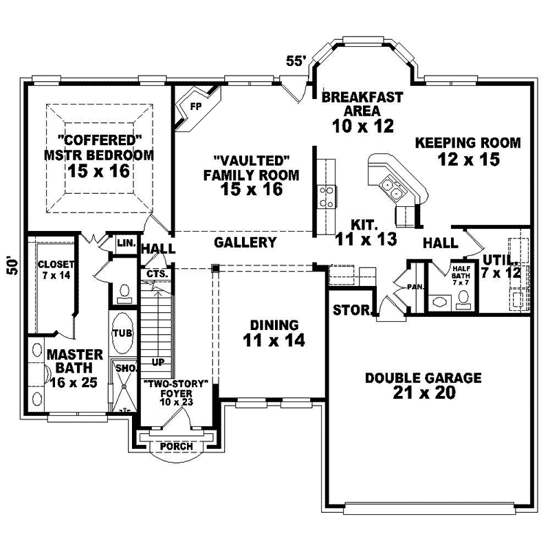 Holman Way English Cottage Home Plan 087D1591 House