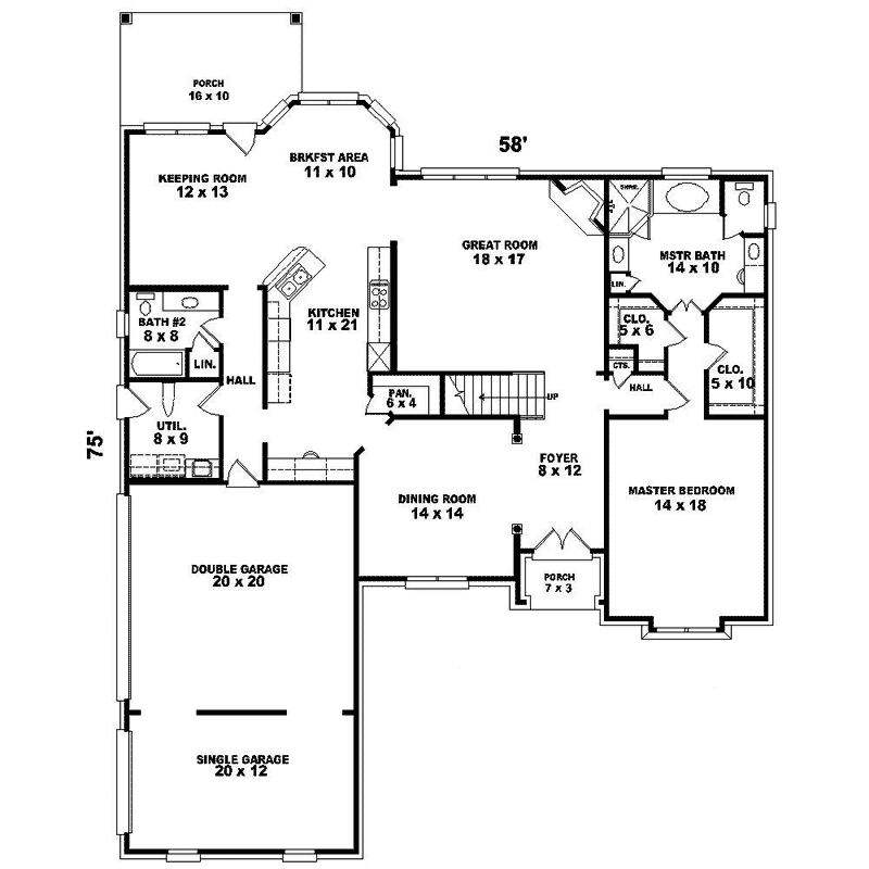 Augustine Modern Home Plan 087D 1608 Search House Plans And More