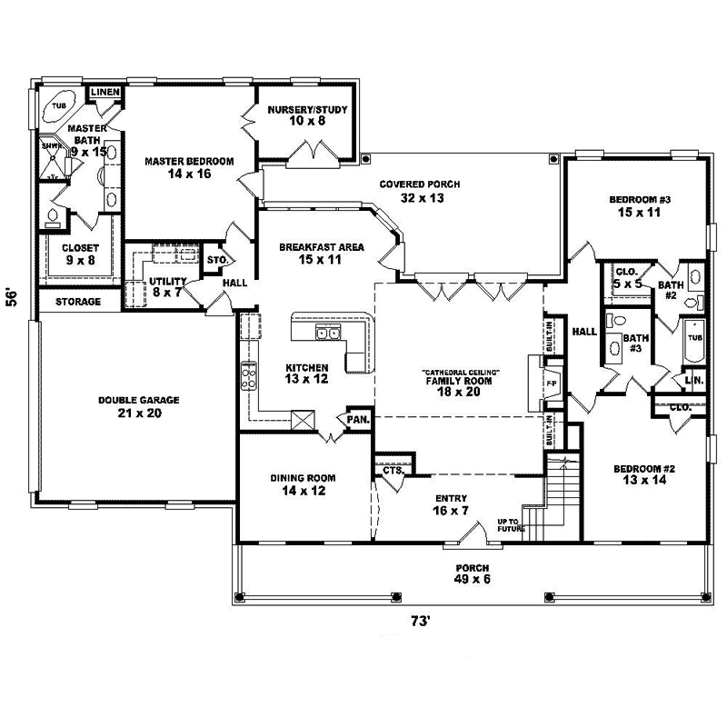 Greenshire Cape Cod Home Plan 087D1652 House Plans and More